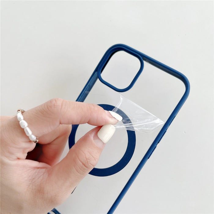 Anymob iPhone White Magnetic Pattern Case Soft Phone Cover