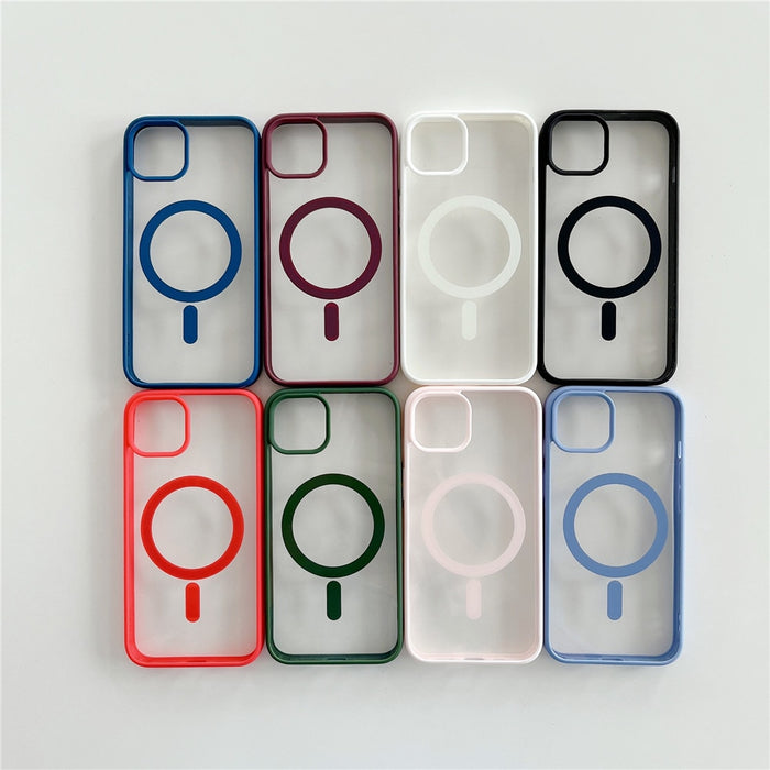 Anymob iPhone White Magnetic Pattern Case Soft Phone Cover