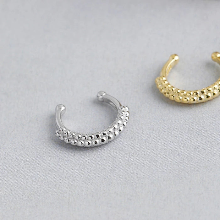 Anyco Earrings Gold Plated Ear Rock Punk 1pcs Ear Cuff Non Piercing For Women Girl Teen Fashion Stylish Accessories Jewelry Gifts