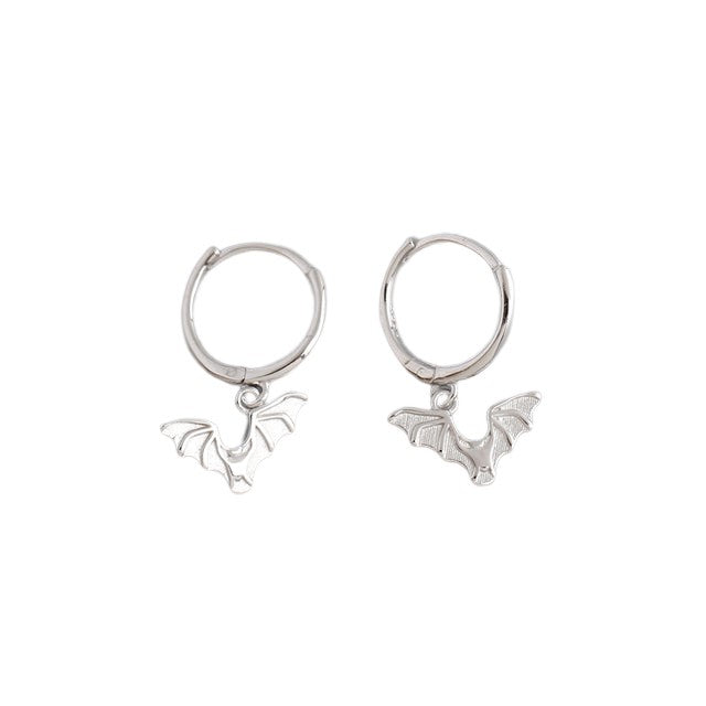 Anyco Earrings Sterling Silver Bohemian Halloween Bat Tassel Stud  For Women Girl Teen Fine Fashion Stylish Accessories Jewelry Gifts