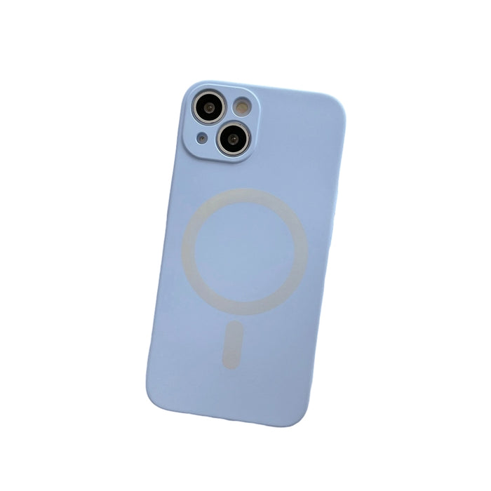 Anymob iPhone Light Blue Silicone Magnetic Case Shockproof Phone Cover