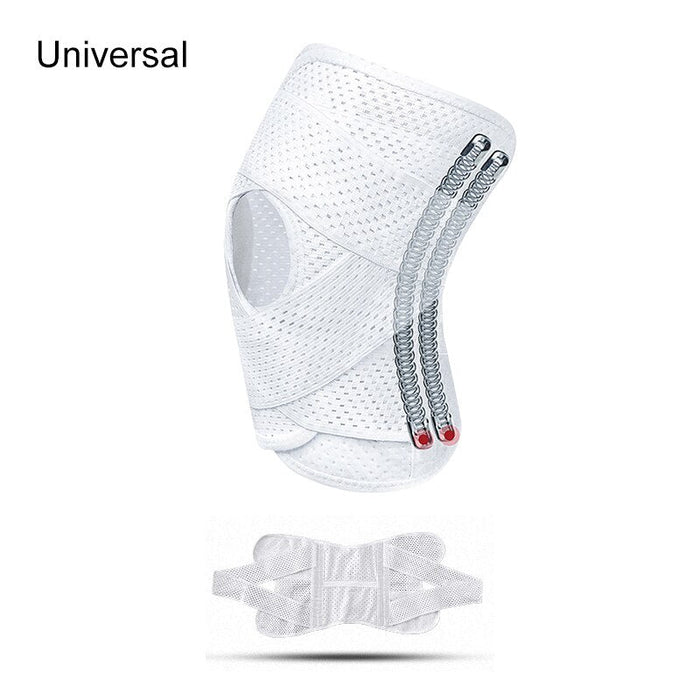 Anyfit 1PC Sports Kneepad 50-59cm White Universal Elastic Fitness Gear Knee Cushioning Padding Equipment Brace Protector