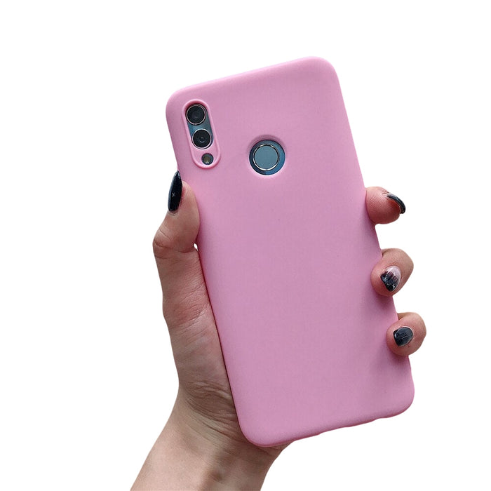 Anymob Huawei Matte Fuscia Pink Candy Color Mobile Phone Case