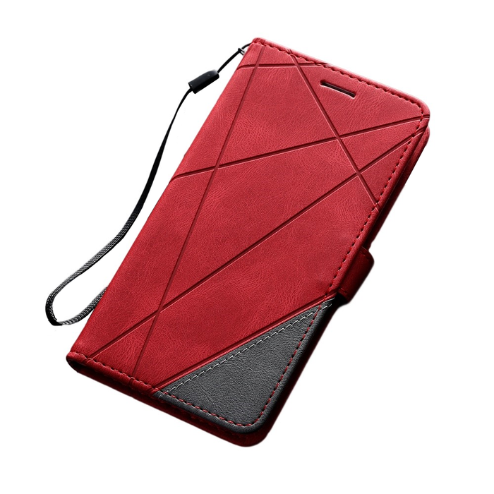 Anymob Samsung Scarlet Flip Case Leather Phone Wallet Cover Protection