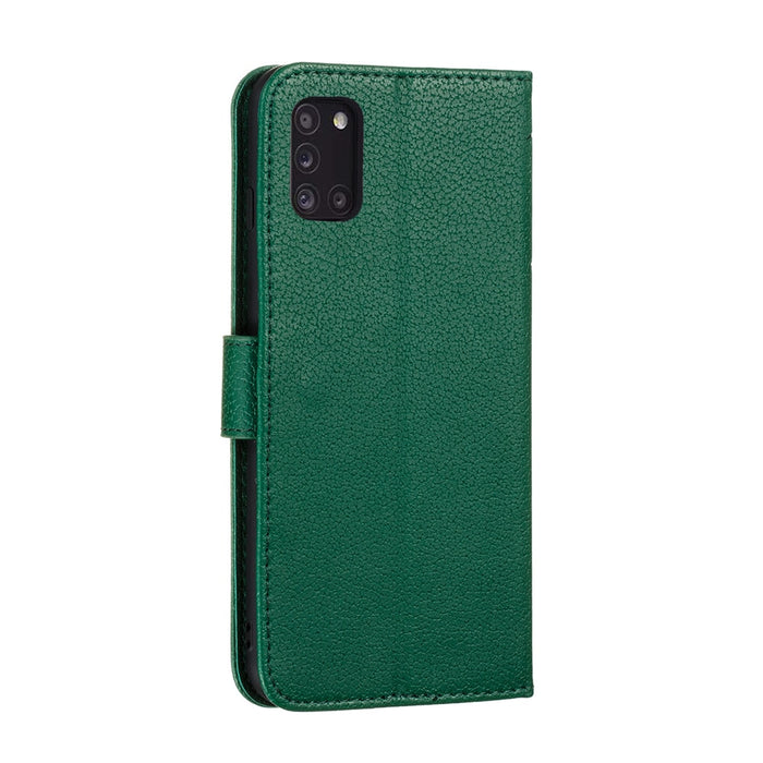 Anymob Samsung Bamboo Green Flip Case Leather Phone Wallet Cover Protection